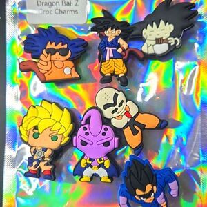 Brand New  Dragon Ball Z Set  7 pcs  Croc Charms